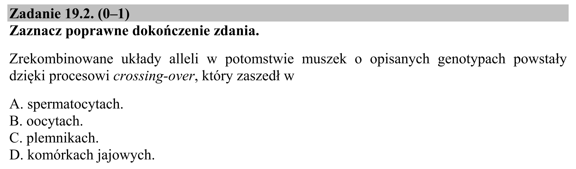 Matura, maj 2016, zadanie 19.2