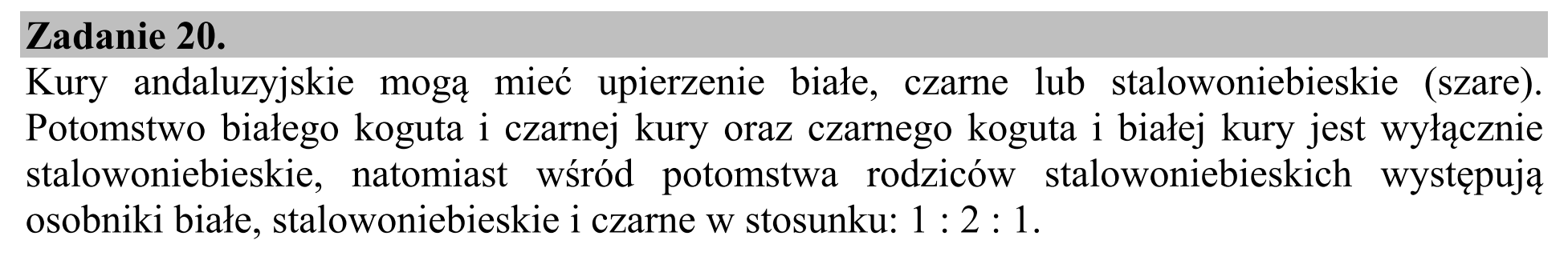 Matura, maj 2016, wstęp zadania 20