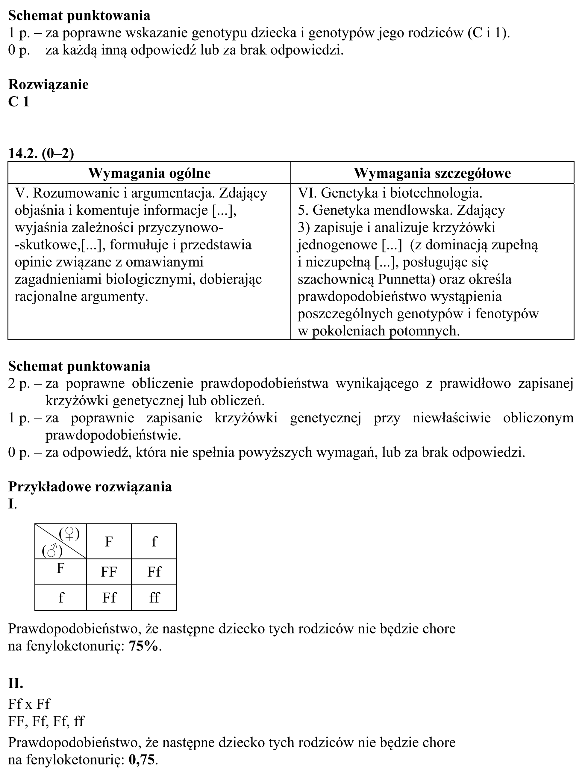 Matura, maj 2017, odpowiedź do zadania 14.1, fragment 2
