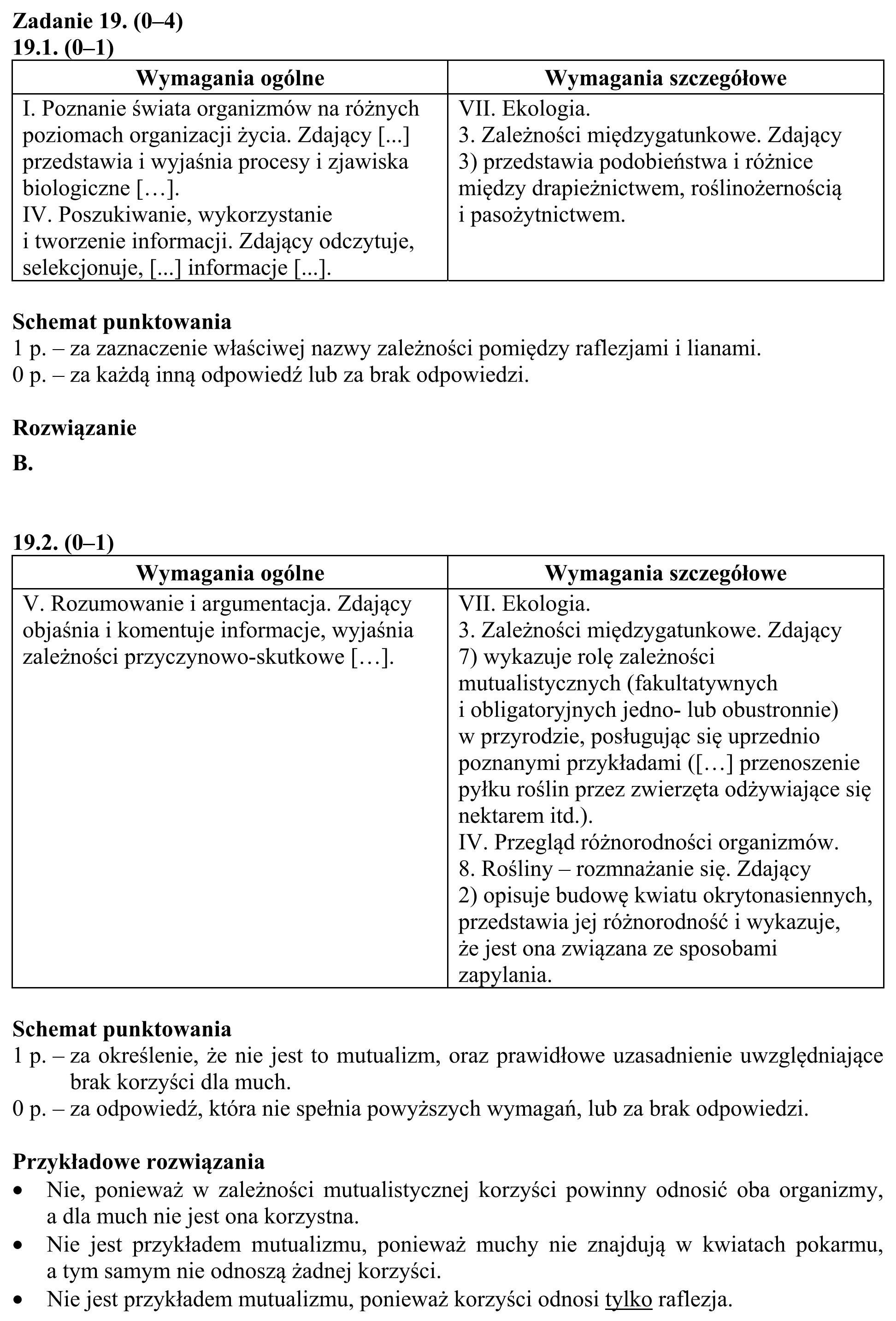 Matura, maj 2017, odpowiedź do zadania 19.1, fragment 1