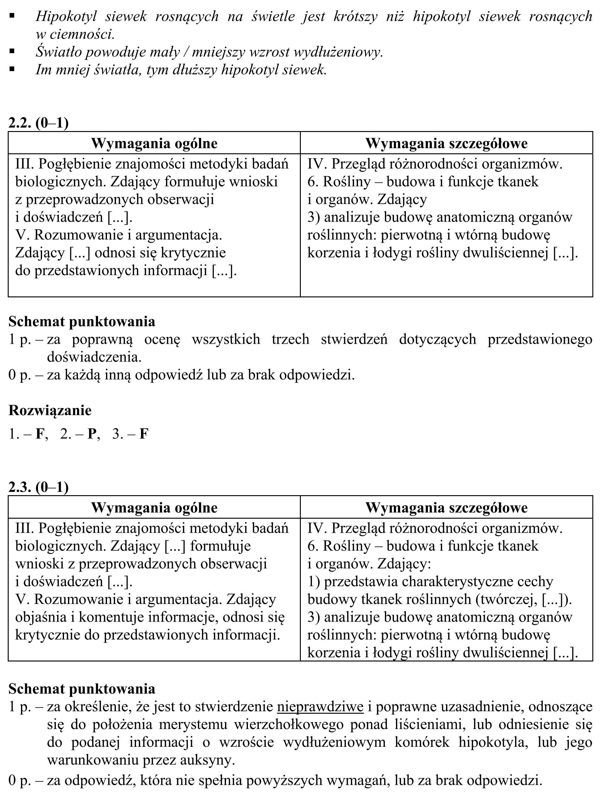 Matura, maj 2017, odpowiedź do zadania 2.1, fragment 2