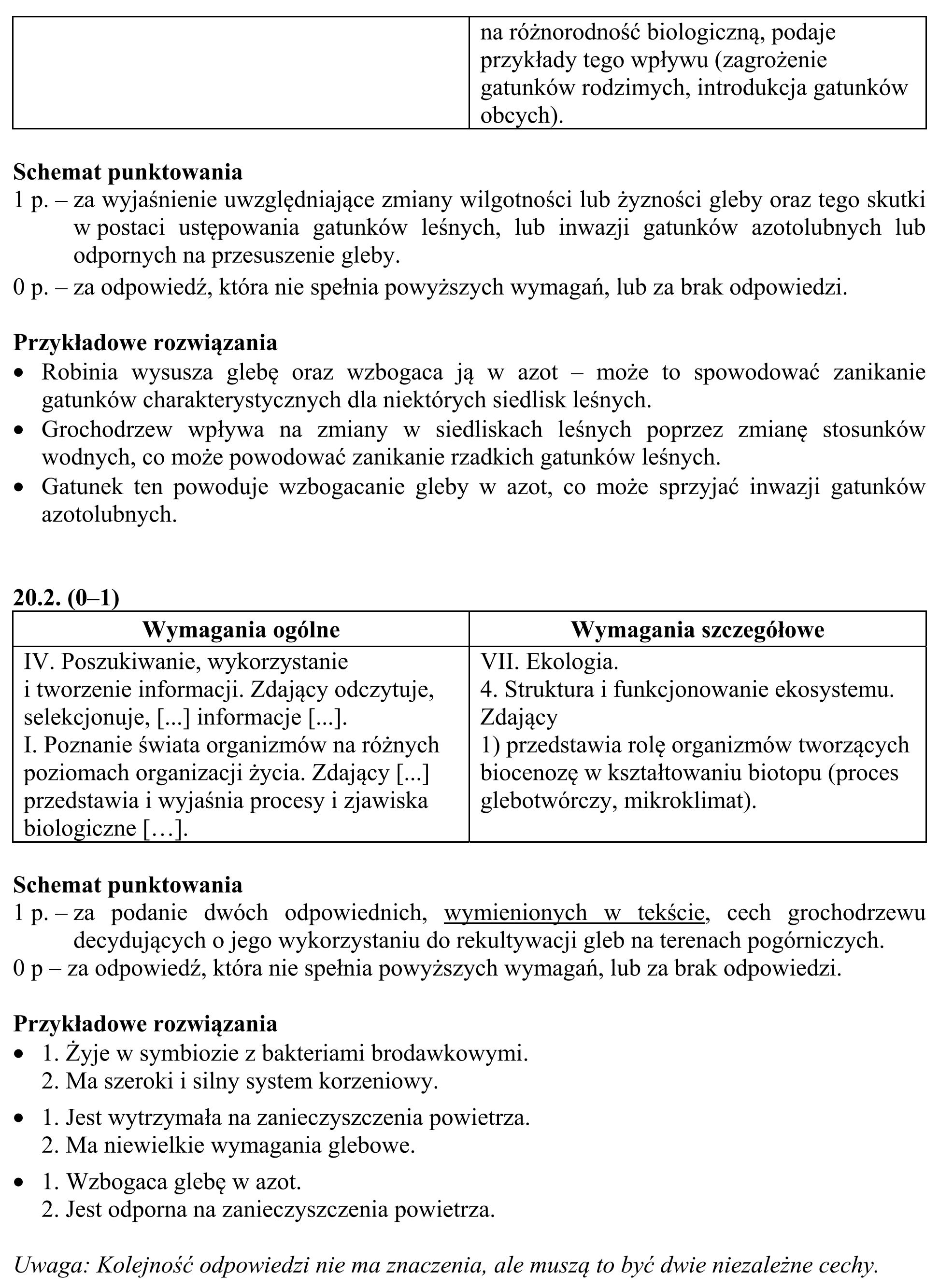 Matura, maj 2017, odpowiedź do zadania 20.1, fragment 2