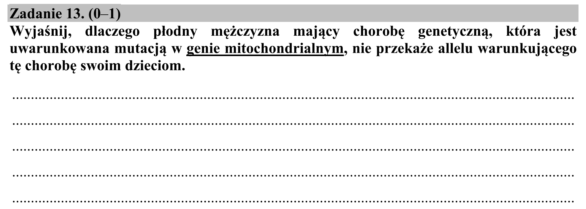 Matura, maj 2017, podgląd zadania 13