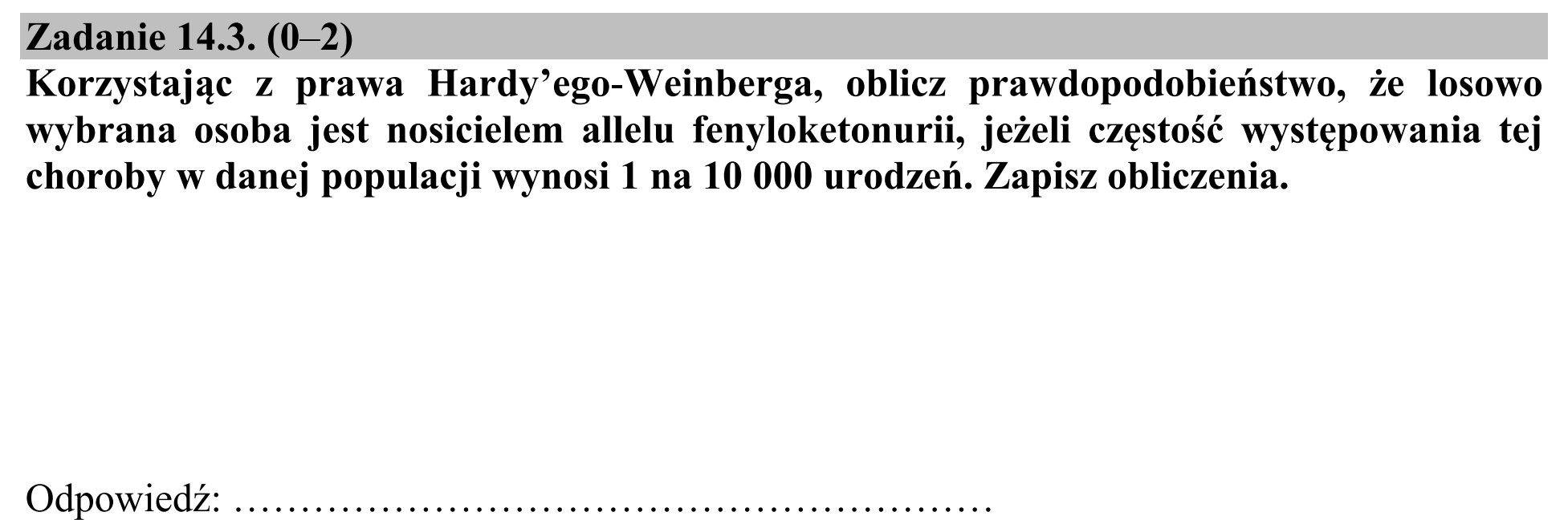 Matura, maj 2017, zadanie 14.3