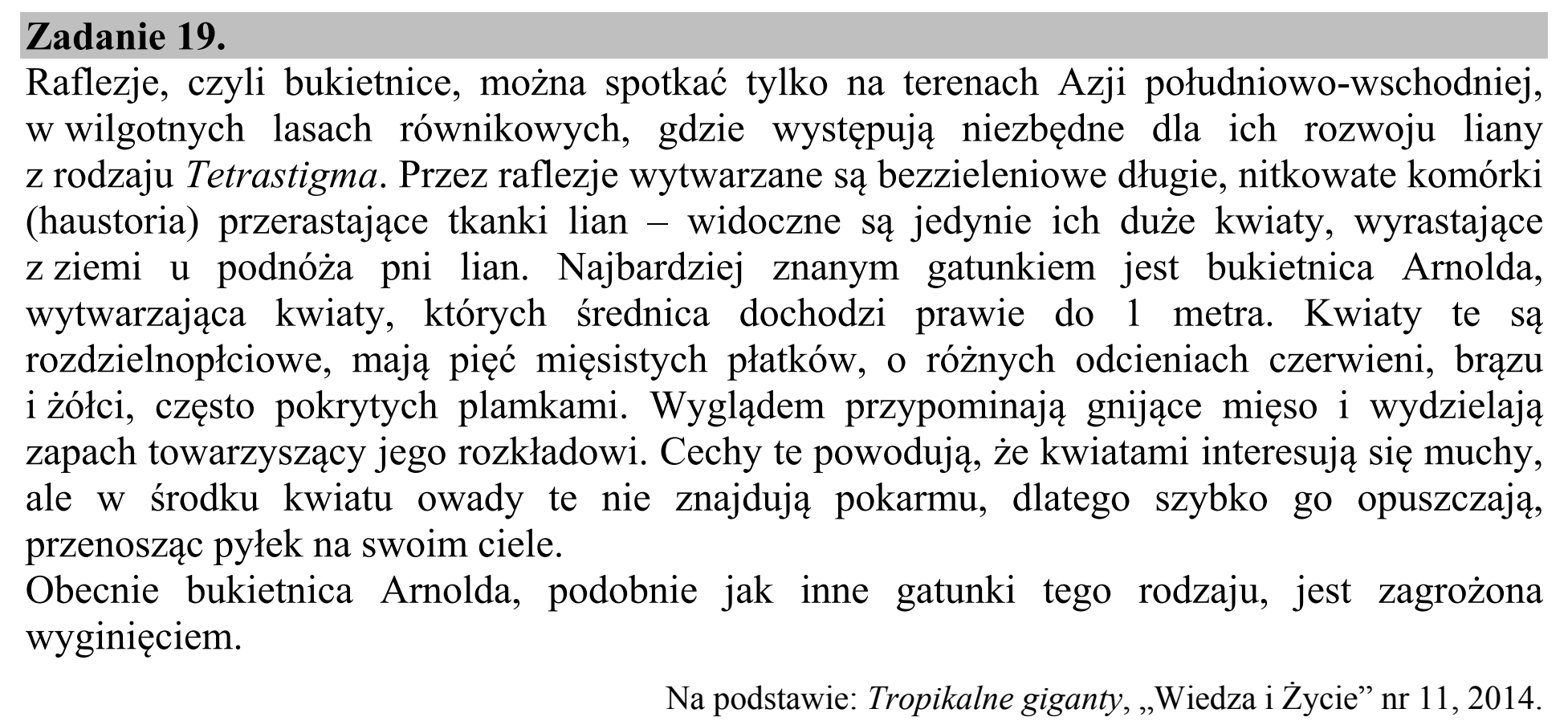 Matura, maj 2017, wstęp zadania 19