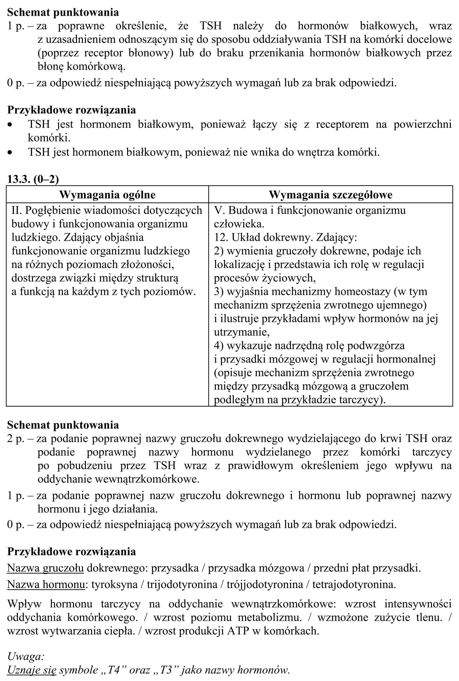 Matura, maj 2018, odpowiedź do zadania 13.1, fragment 2