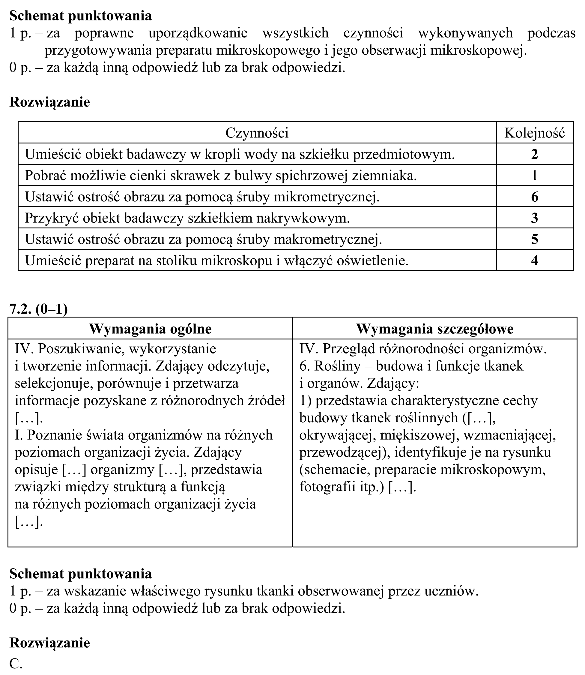 Matura, maj 2018, odpowiedź do zadania 7.1, fragment 2