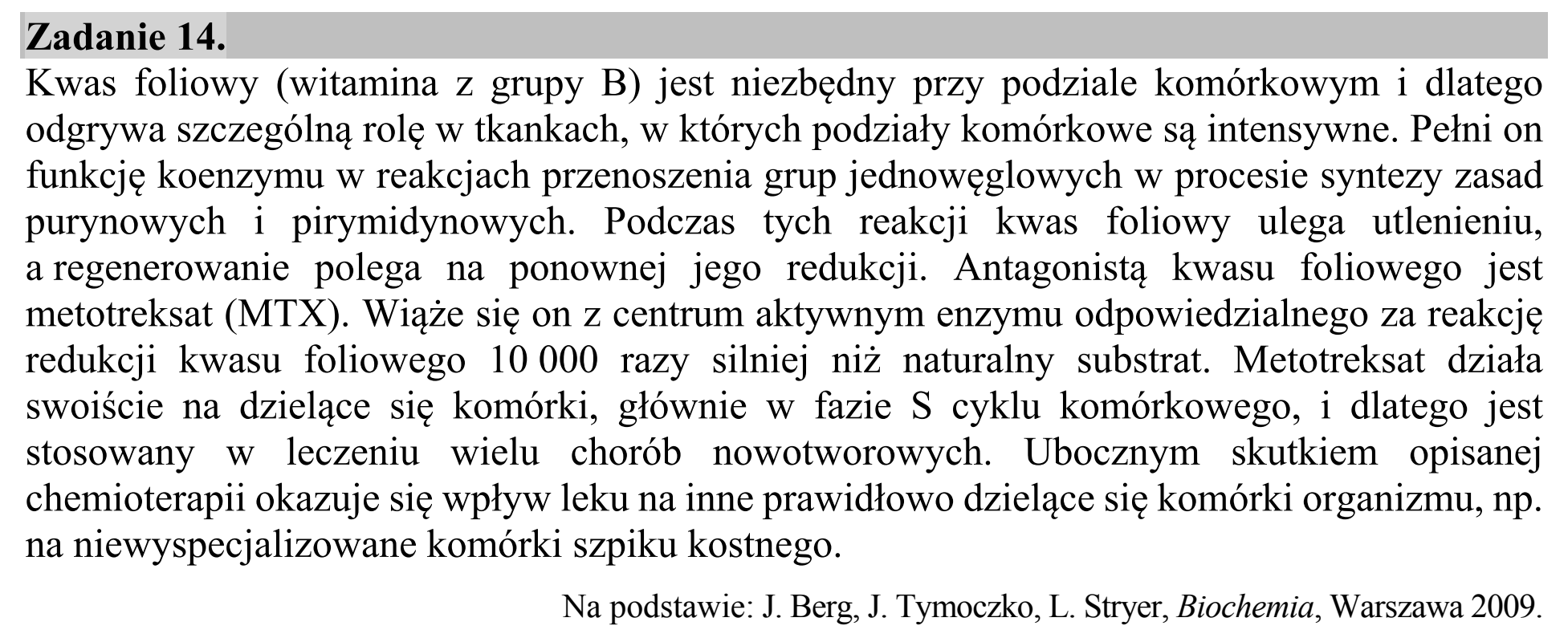 Matura, maj 2018, wstęp zadania 14