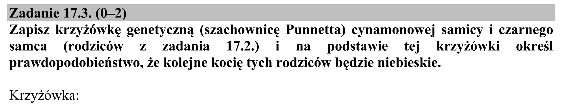 Matura, maj 2018, zadanie 17.3