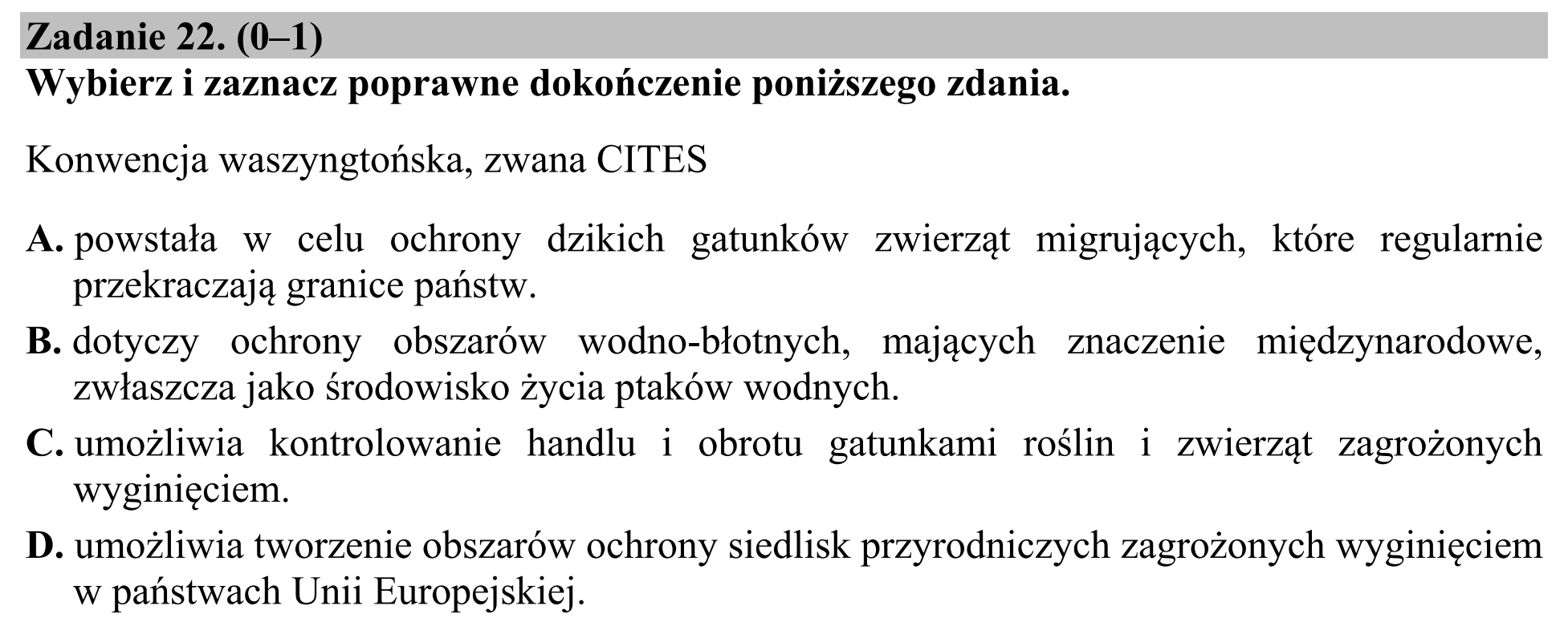 Matura, maj 2018, podgląd zadania 22