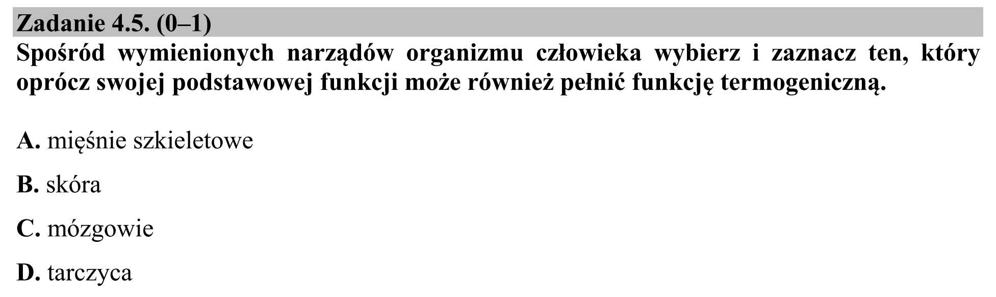 Matura, maj 2018, zadanie 4.5