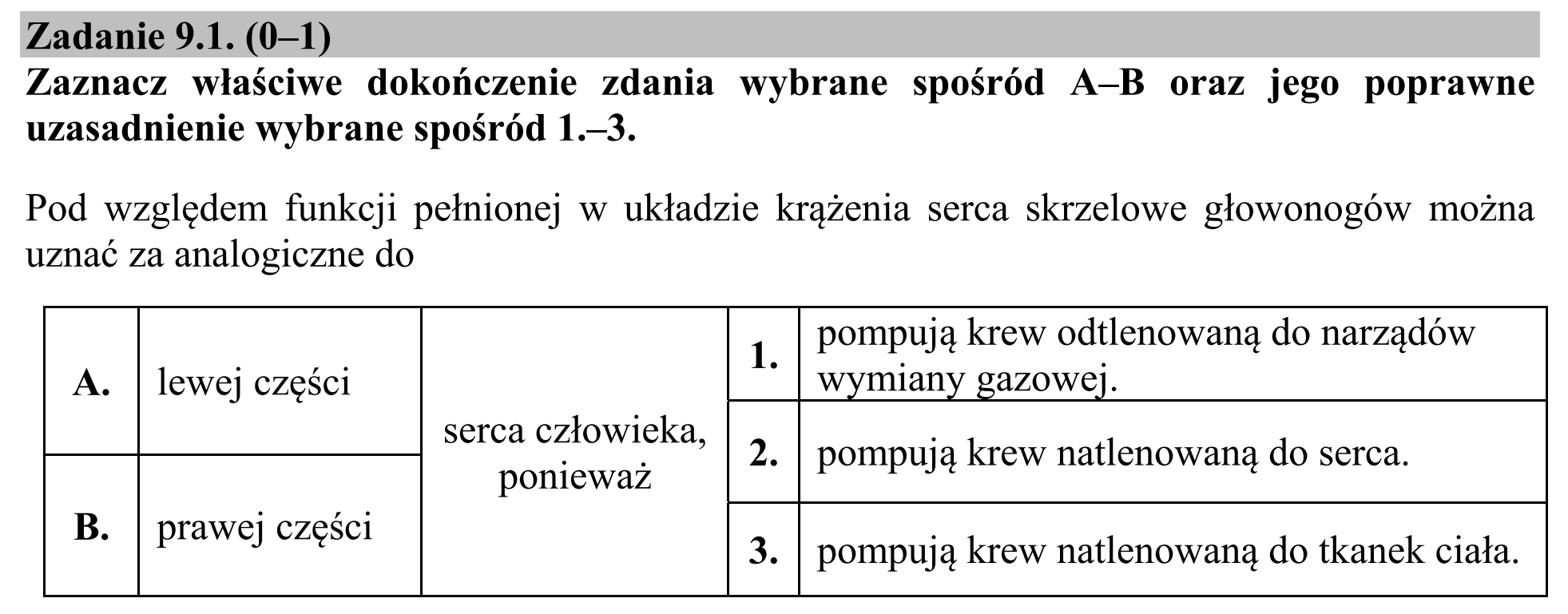 Matura, maj 2018, zadanie 9.1