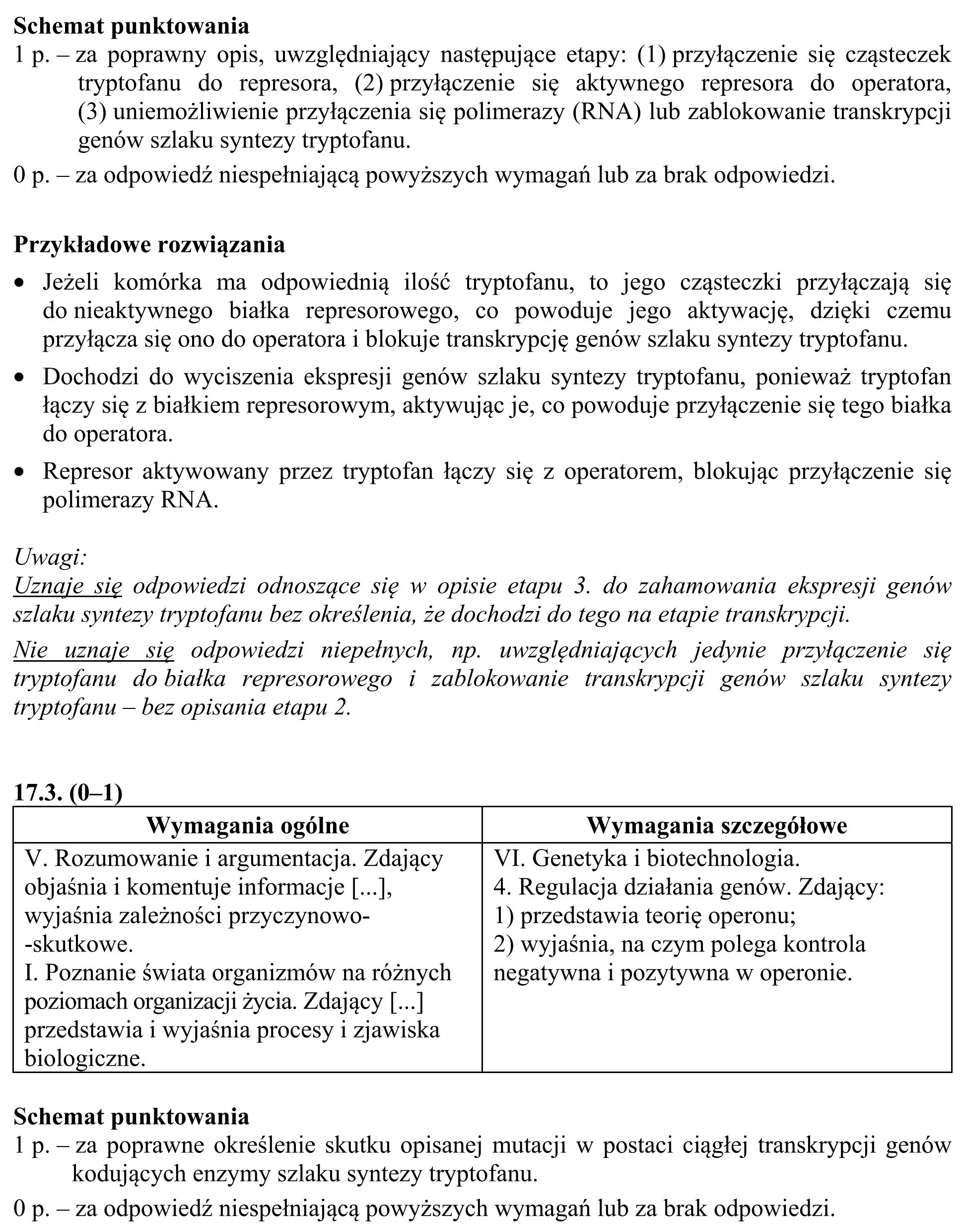 Matura, maj 2019, odpowiedź do zadania 17.1, fragment 2