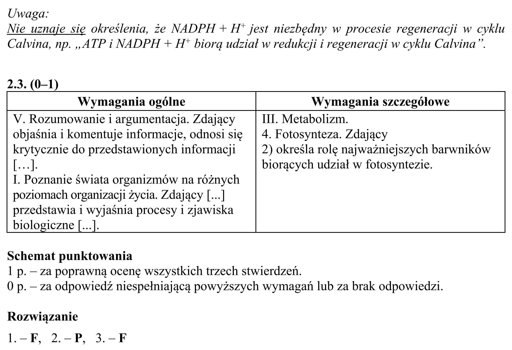 Matura, maj 2019, odpowiedź do zadania 2.1, fragment 3