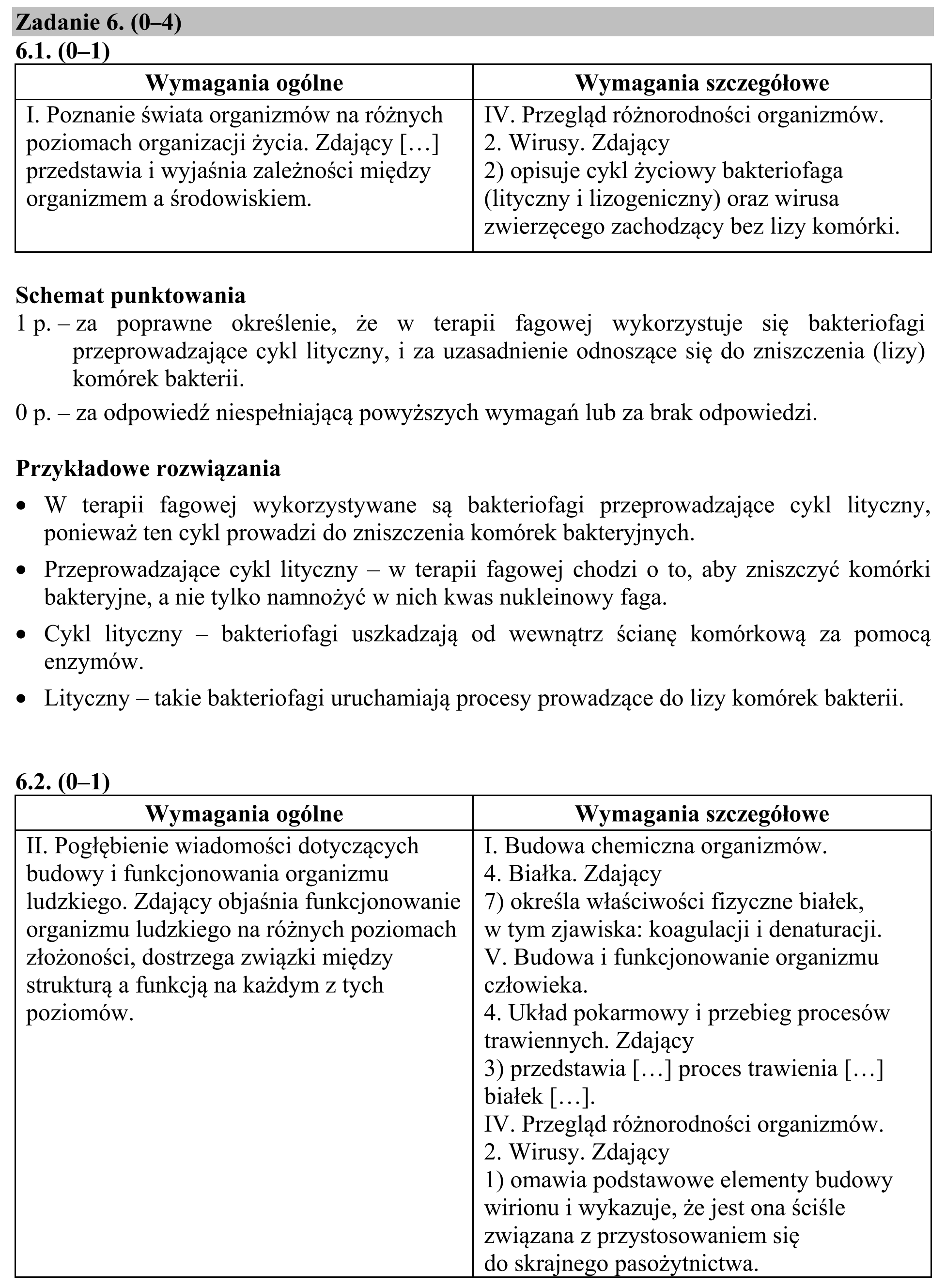 Matura, maj 2019, odpowiedź do zadania 6.1, fragment 1