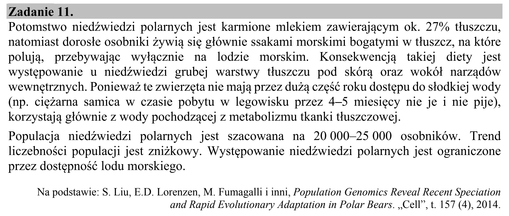 Matura, maj 2019, wstęp zadania 11