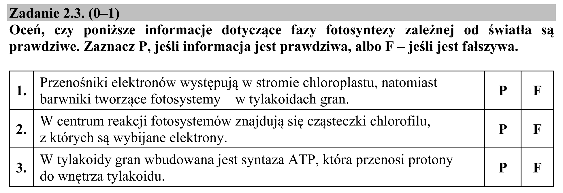 Matura, maj 2019, zadanie 2.3