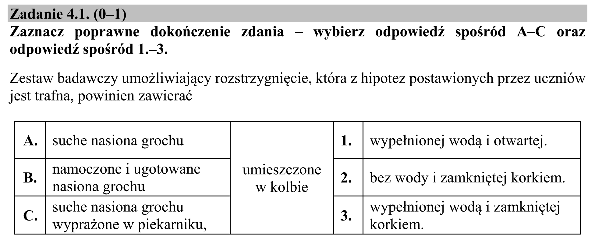 Matura, maj 2019, zadanie 4.1