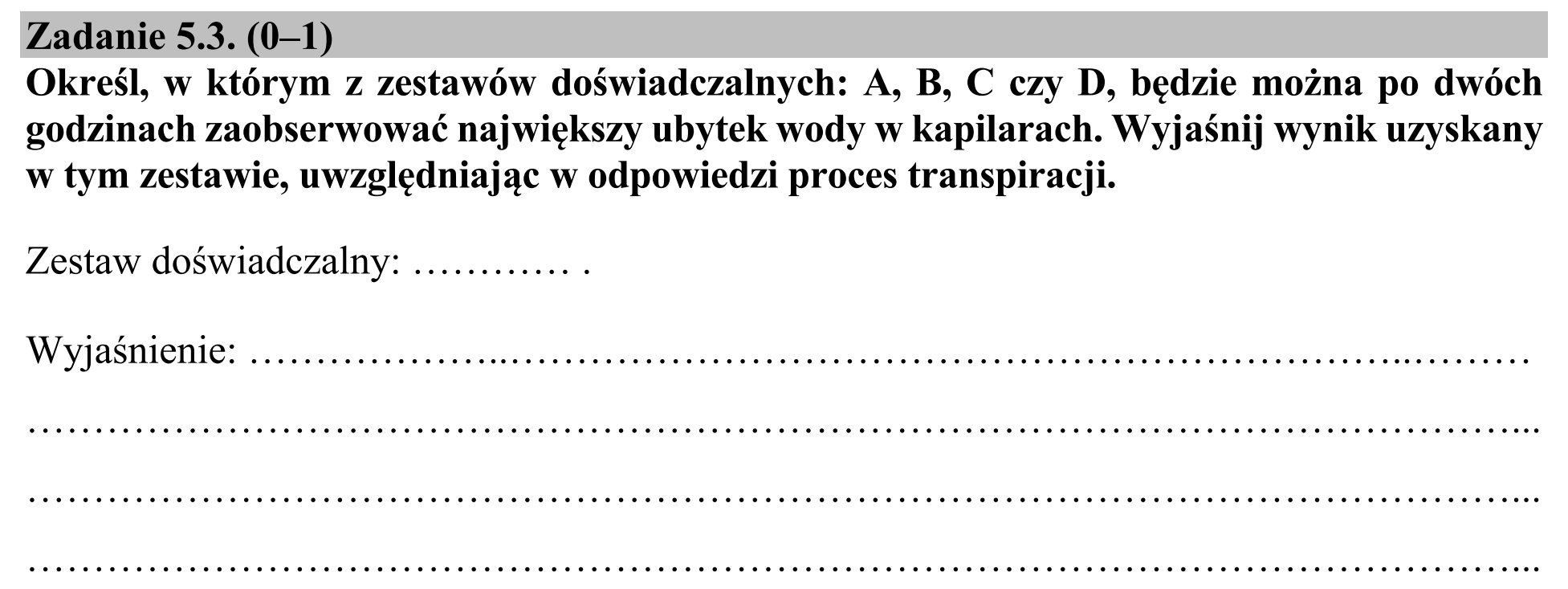 Matura, maj 2019, zadanie 5.3