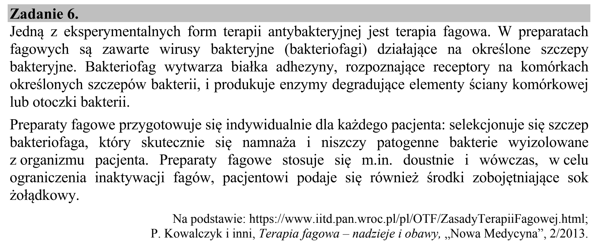 Matura, maj 2019, wstęp zadania 6
