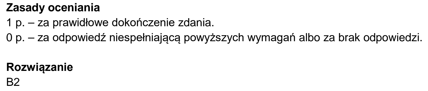 Matura, maj 2020, odpowiedź do zadania 13