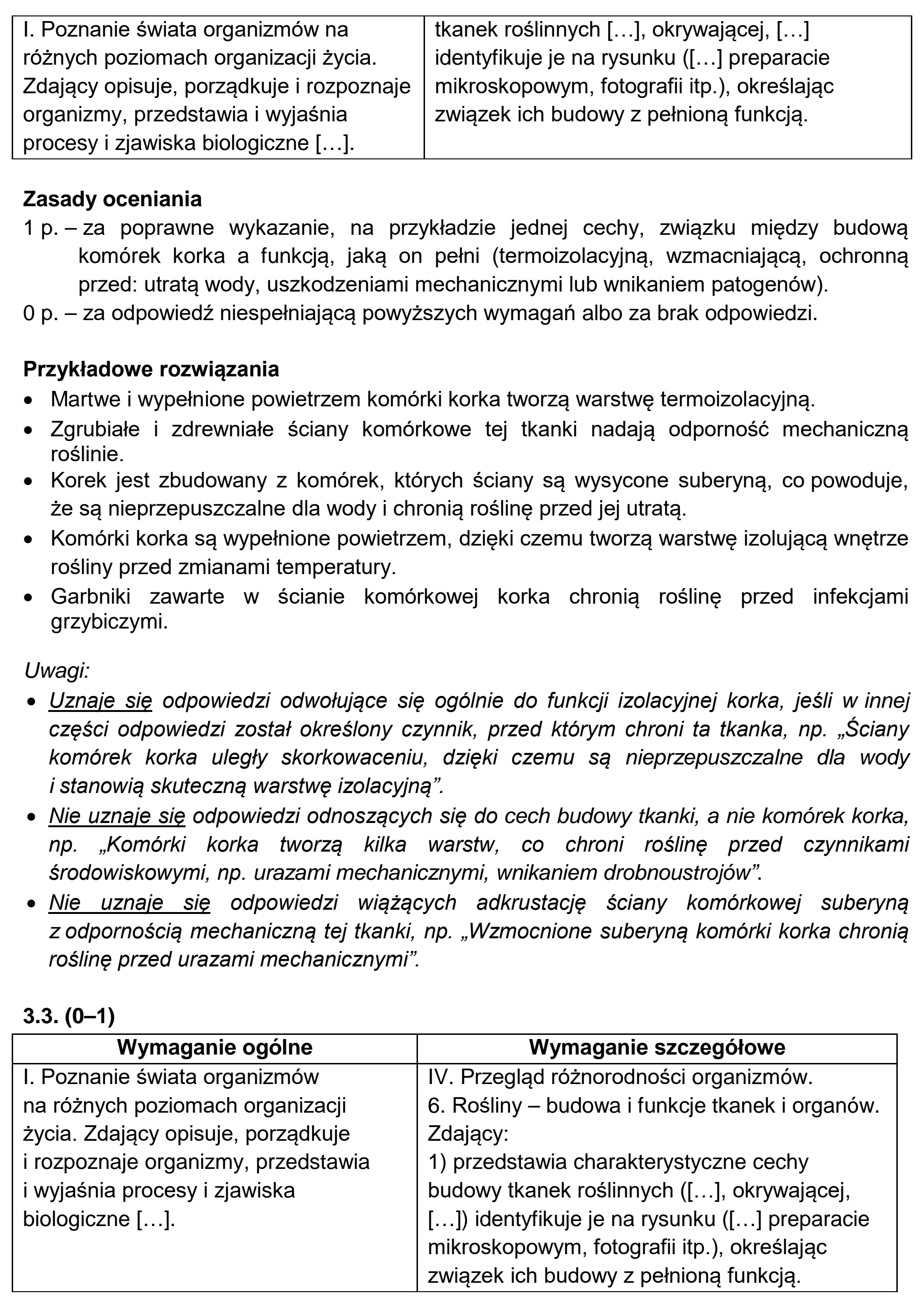 Matura, maj 2020, odpowiedź do zadania 3.1, fragment 2
