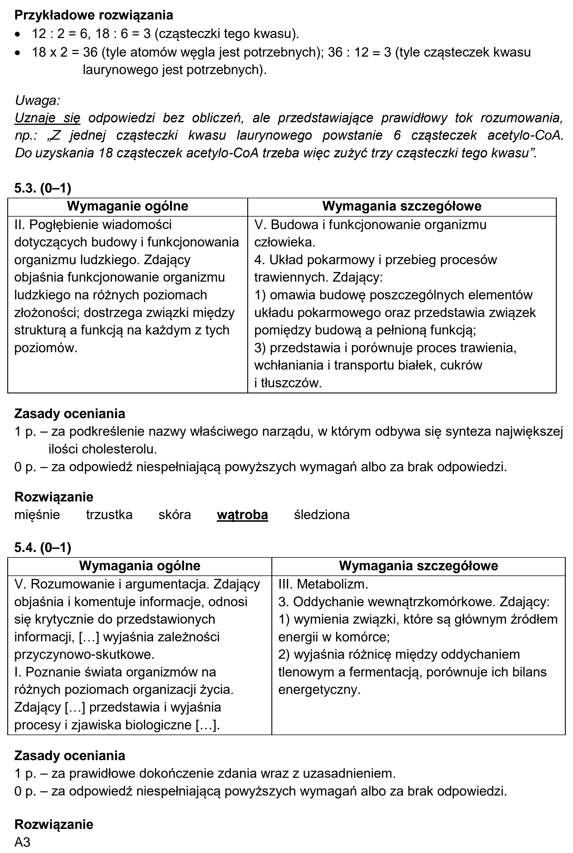 Matura, maj 2020, odpowiedź do zadania 5.1, fragment 2