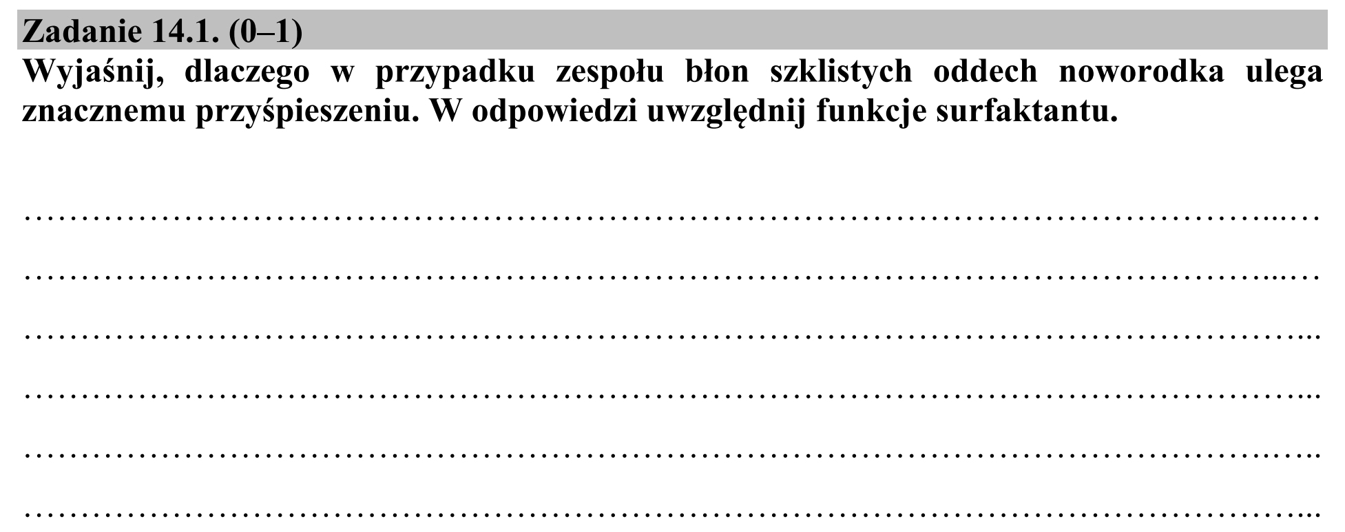 Matura, maj 2020, zadanie 14.1