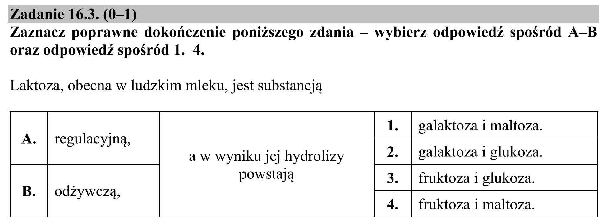 Matura, maj 2020, zadanie 16.3