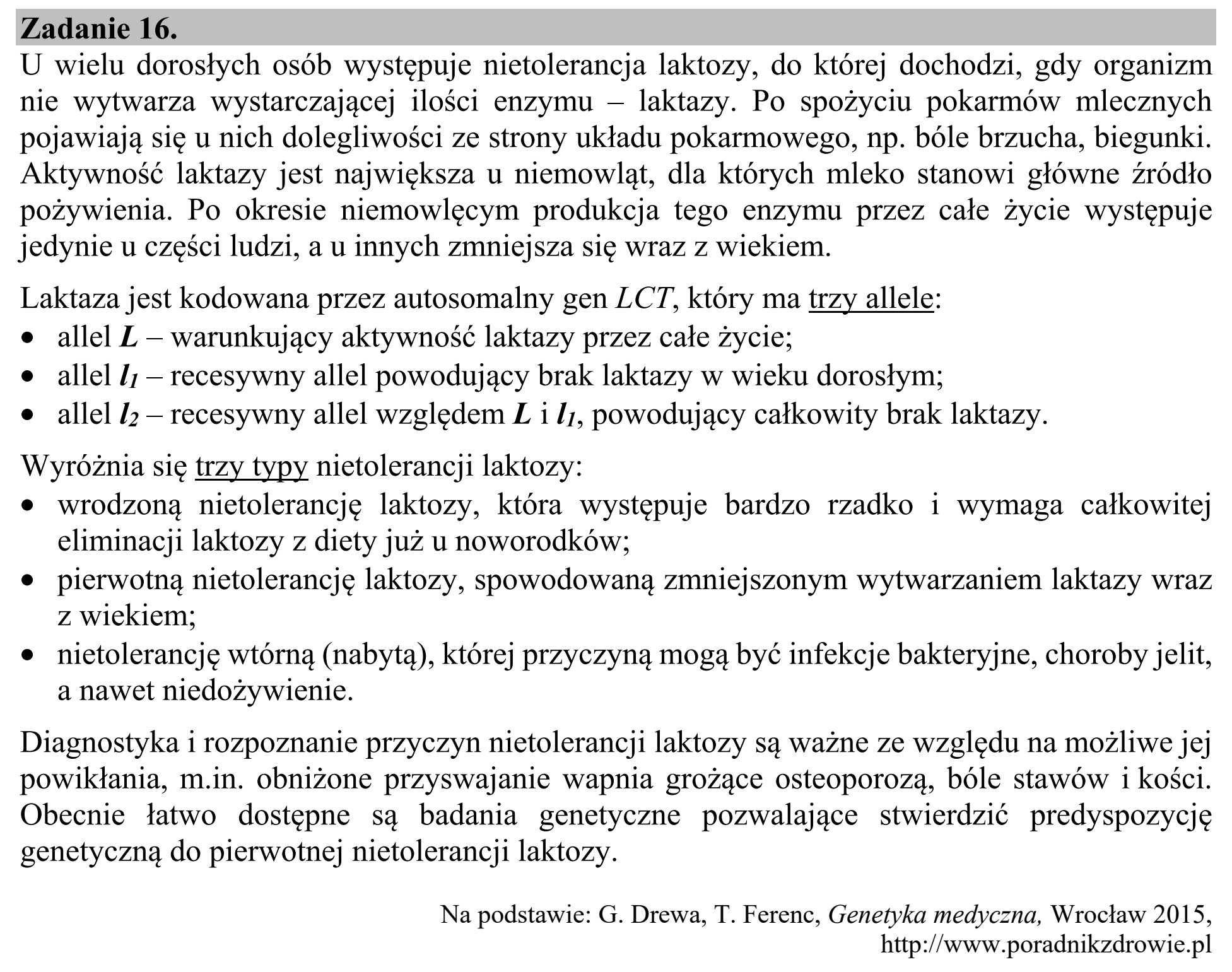 Matura, maj 2020, wstęp zadania 16