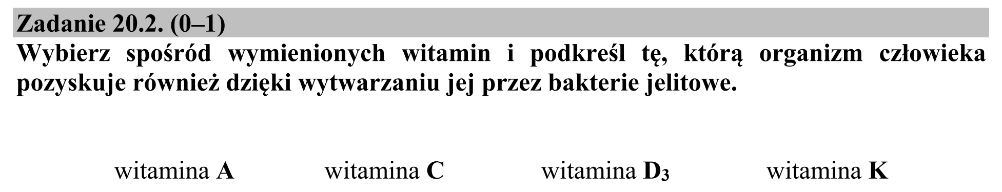 Matura, maj 2020, zadanie 20.2