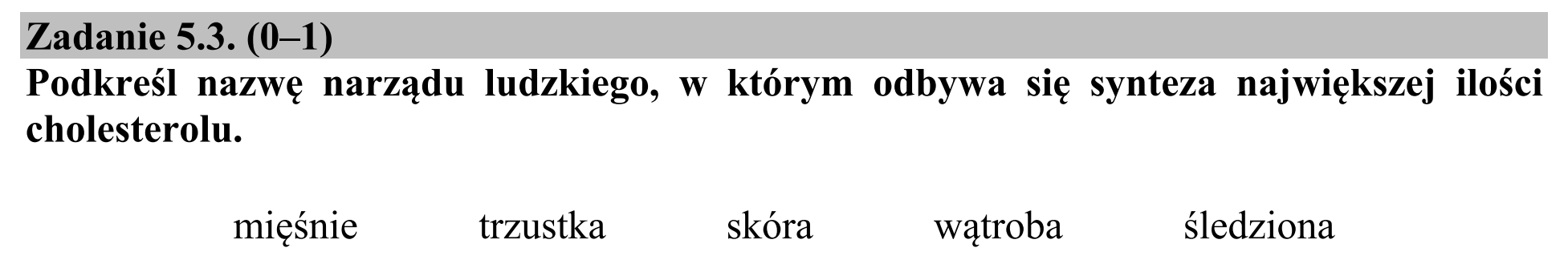 Matura, maj 2020, zadanie 5.3