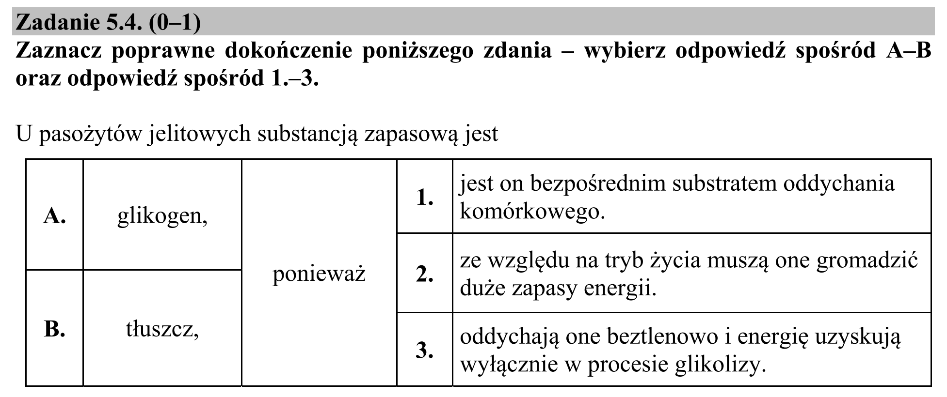 Matura, maj 2020, zadanie 5.4