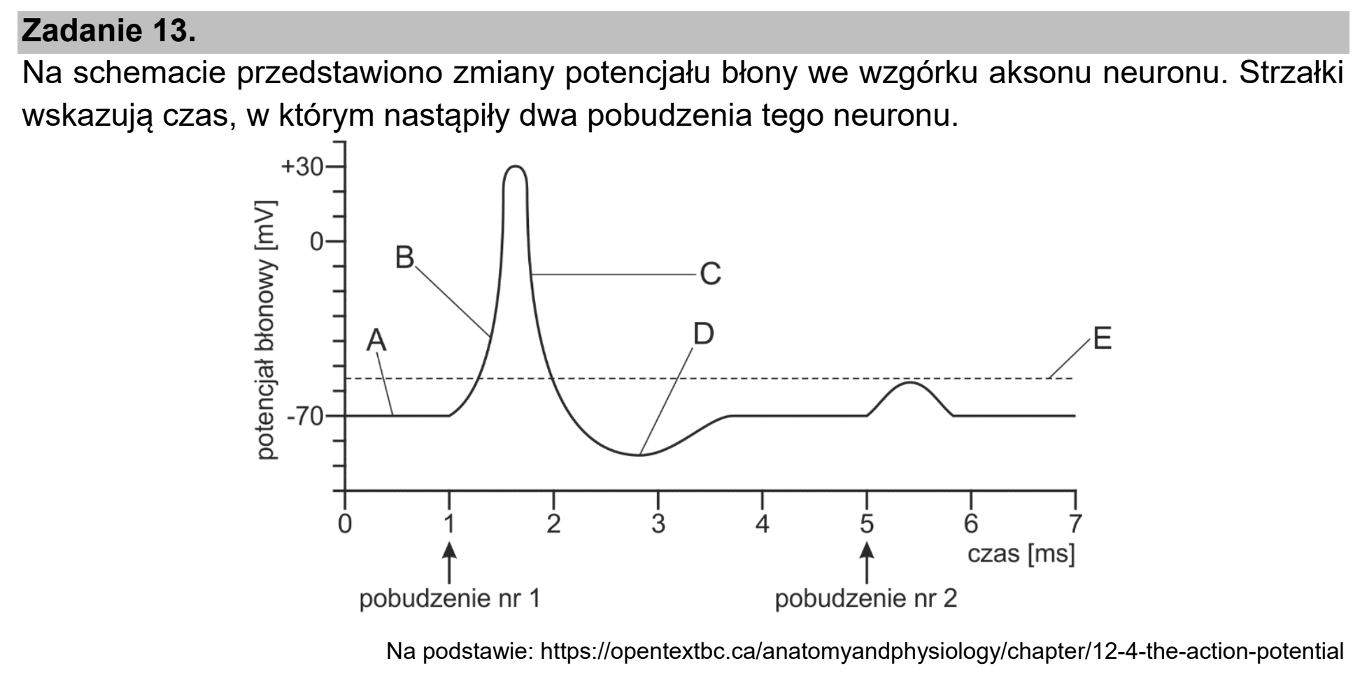 Matura, maj 2021, wstęp zadania 13