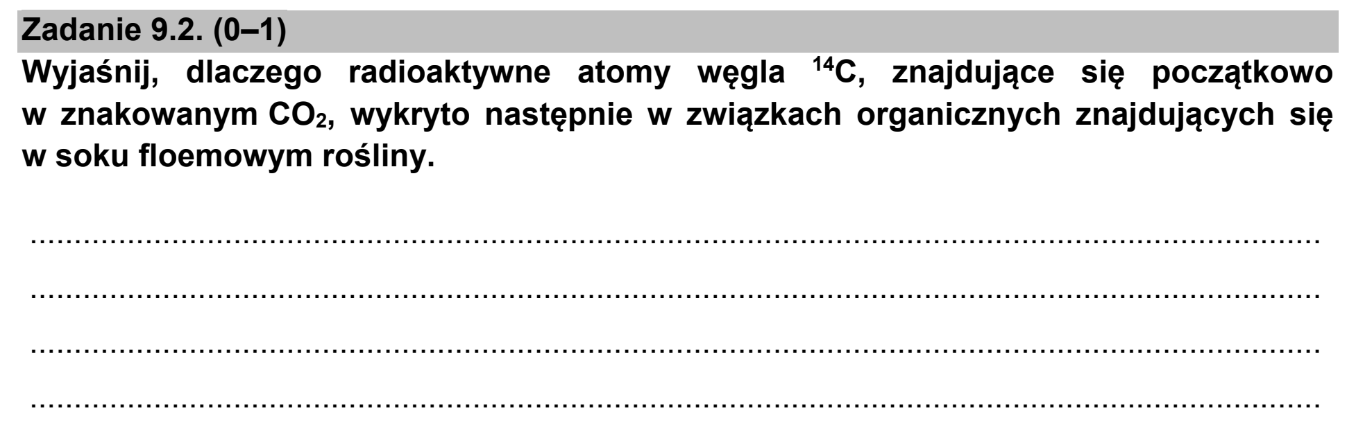 Matura, maj 2021, zadanie 9.2