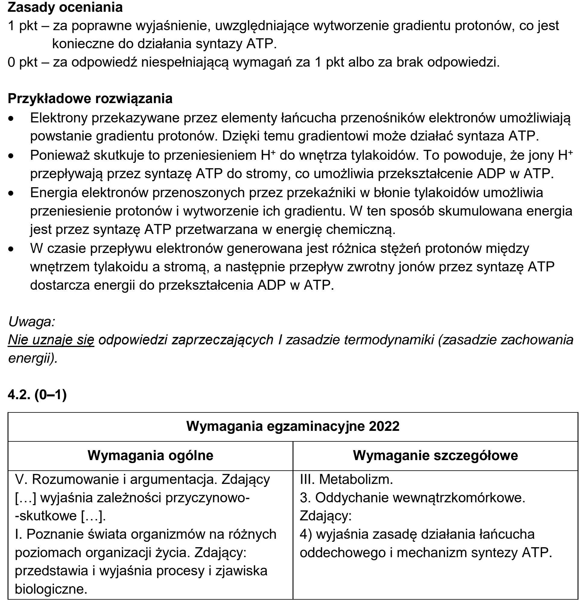 Matura, maj 2022, odpowiedź do zadania 4.1, fragment 1