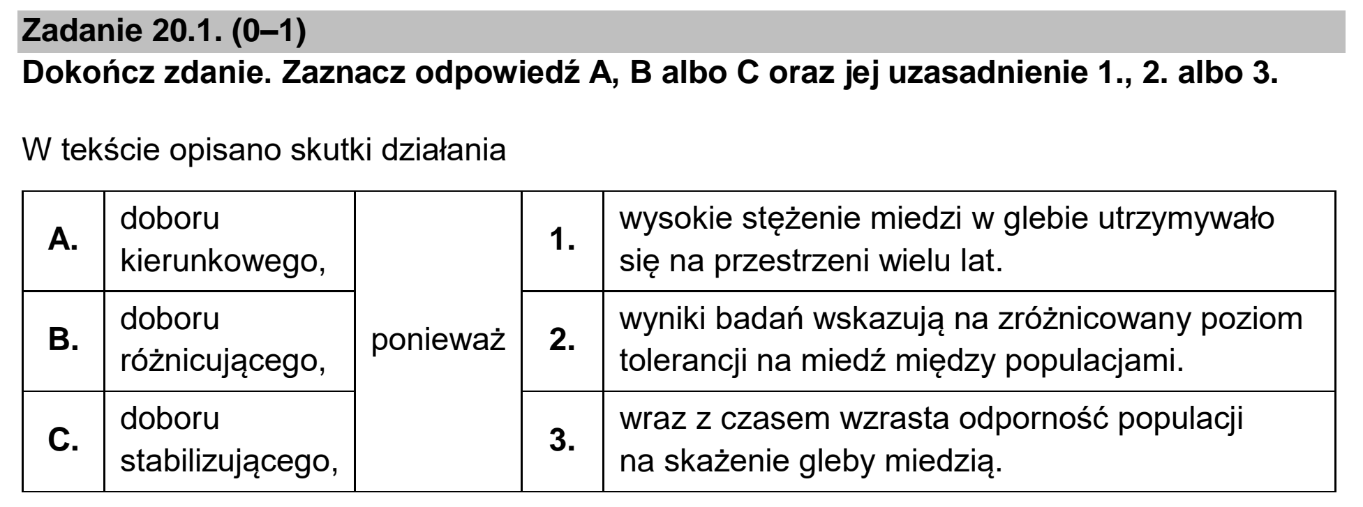Matura, maj 2022, zadanie 20.1
