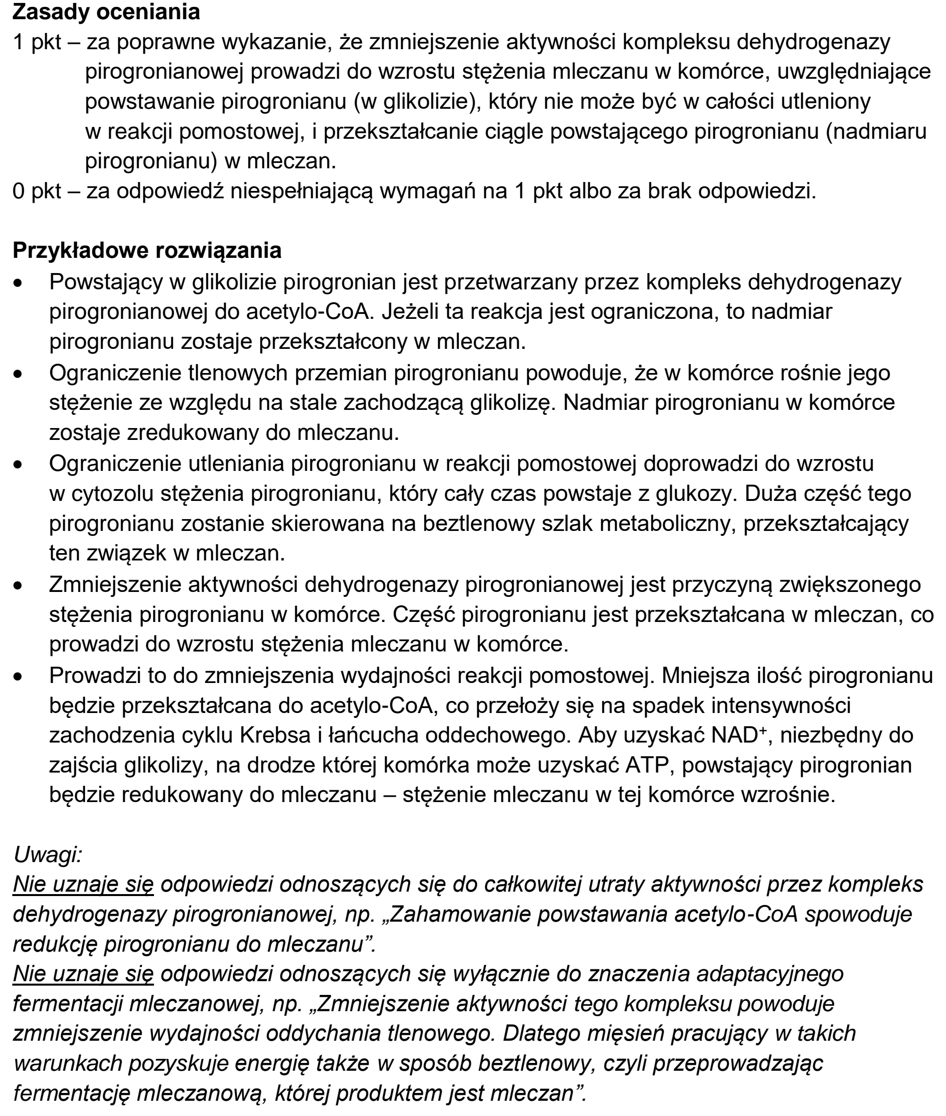 Matura, maj 2023, odpowiedź do zadania 1.4