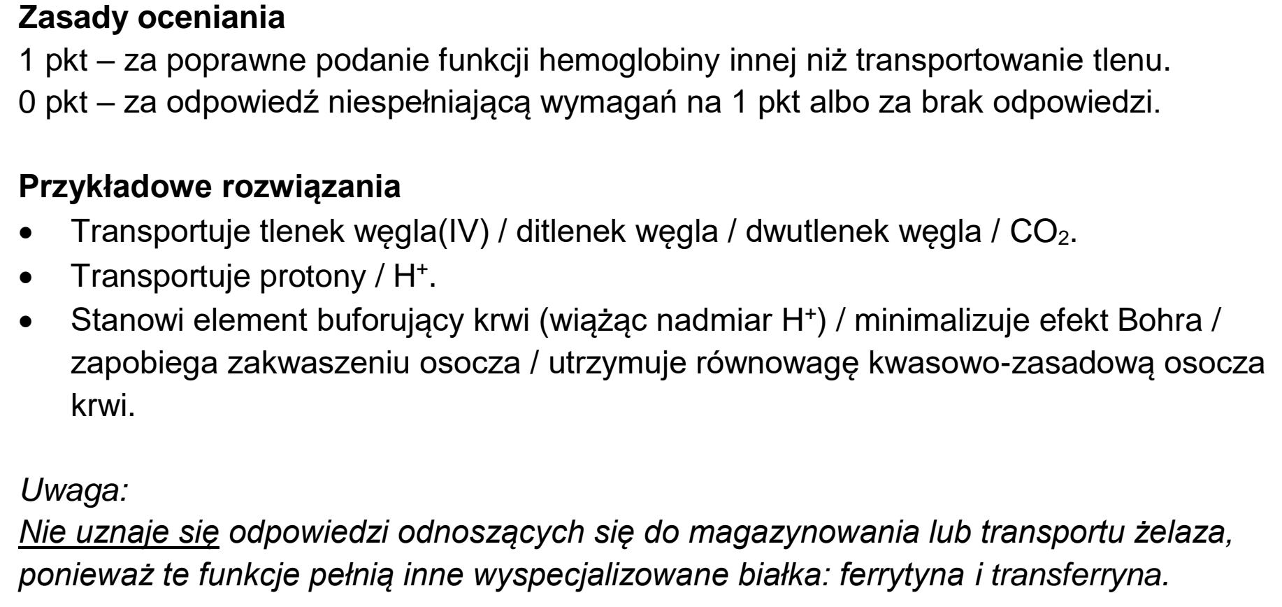 Matura, maj 2023, odpowiedź do zadania 11.3