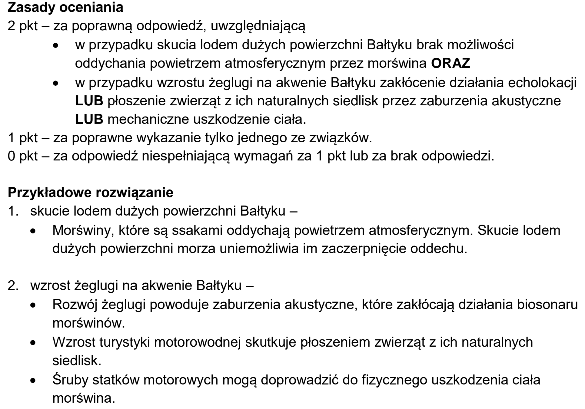 Matura, maj 2023, odpowiedź do zadania 17.2