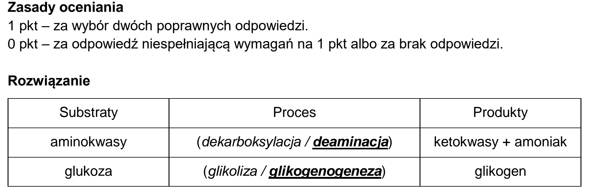 Matura, maj 2023, odpowiedź do zadania 9.1