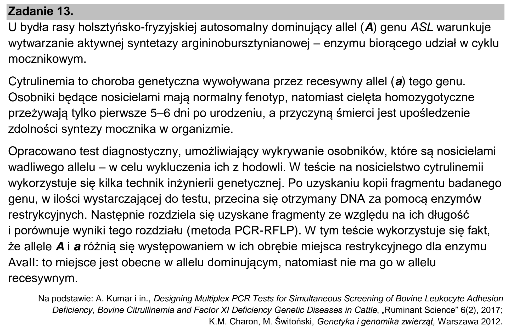 Matura, maj 2023, wstęp zadania 13
