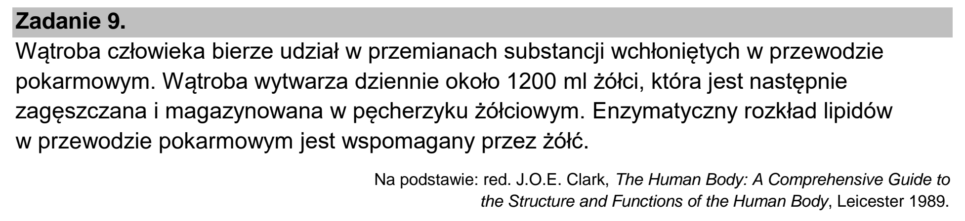 Matura, maj 2023, wstęp zadania 9