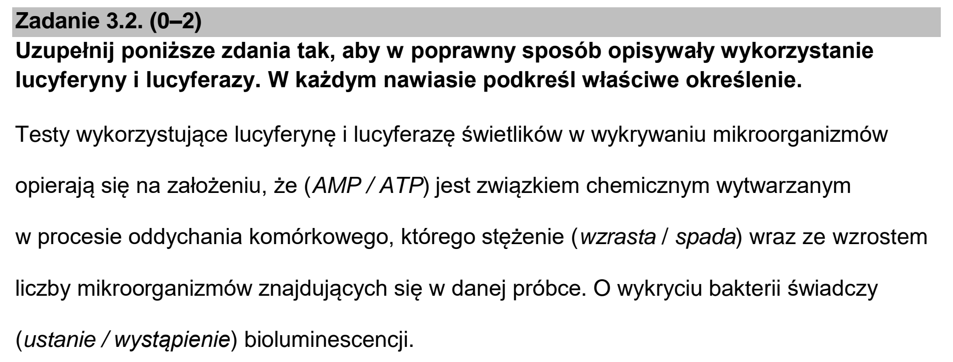 Matura, maj 2024, zadanie 3.2