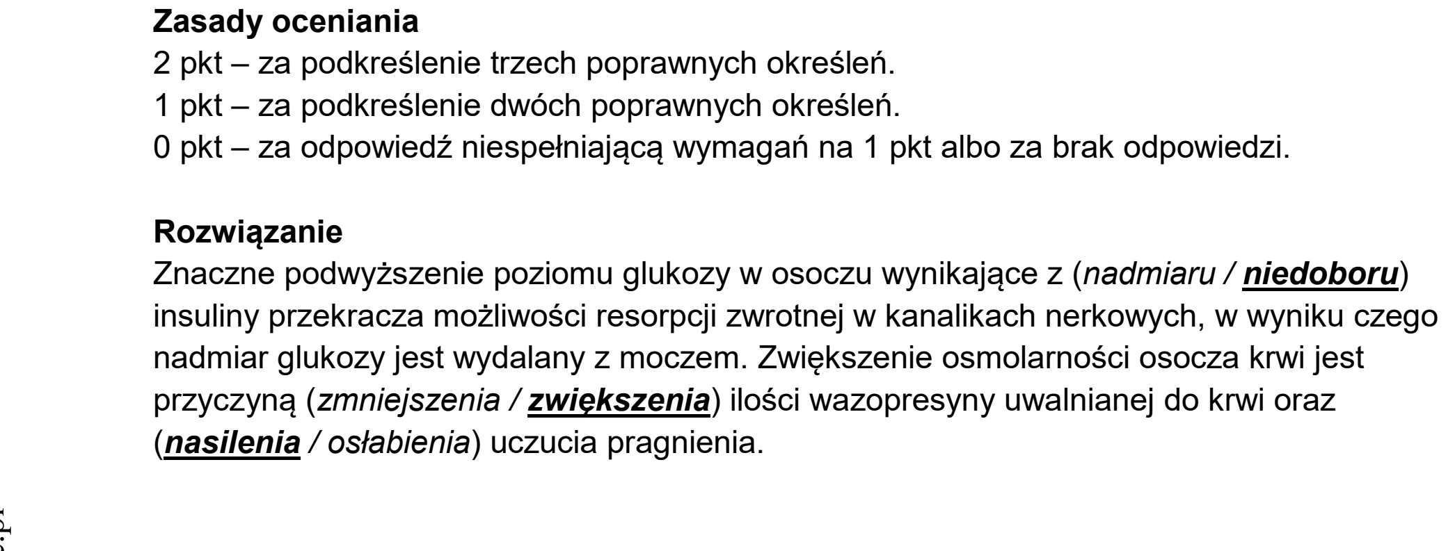 Matura, maj 2025, odpowiedź do zadania 11