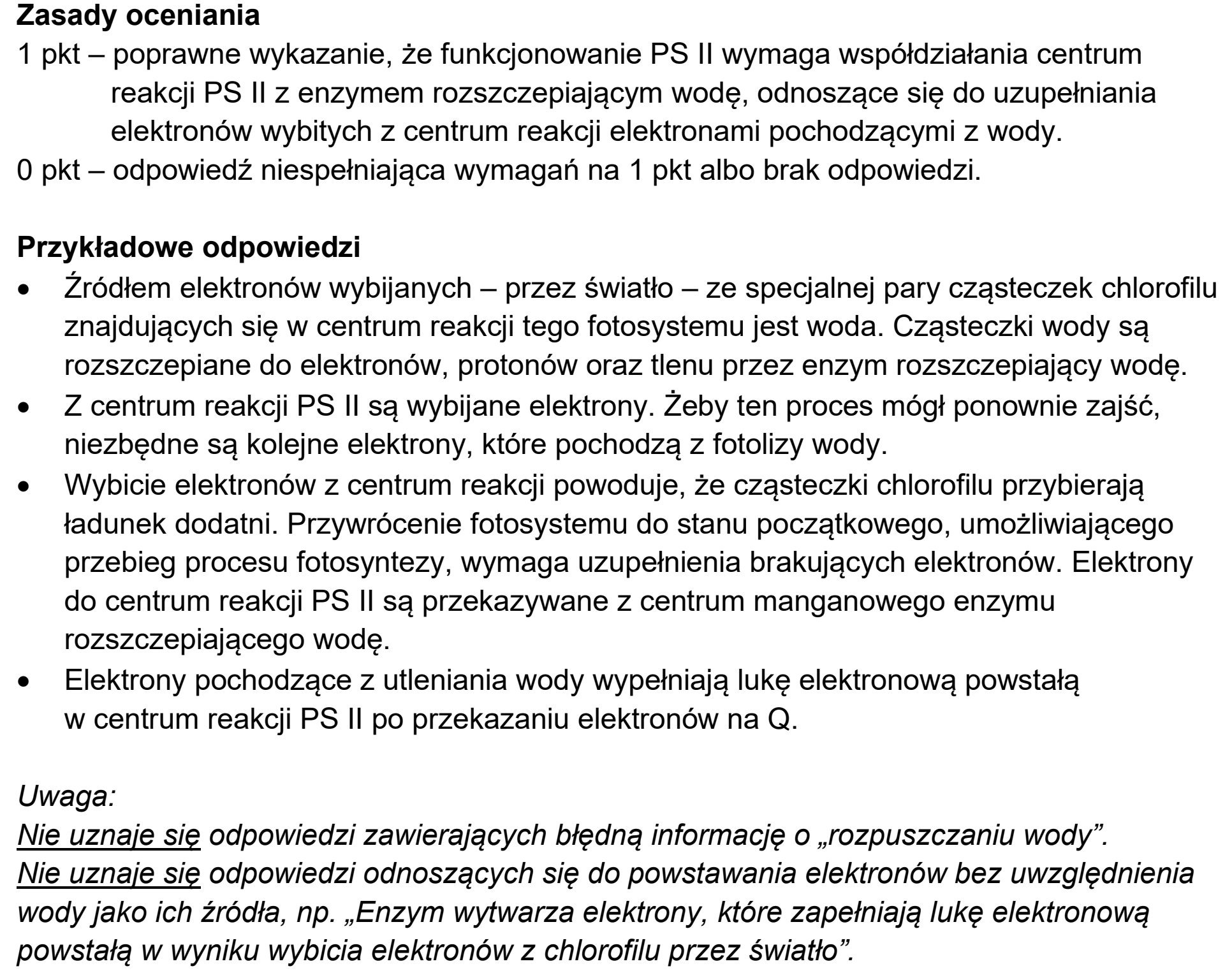 Matura, maj 2026, odpowiedź do zadania 2.2, fragment 1