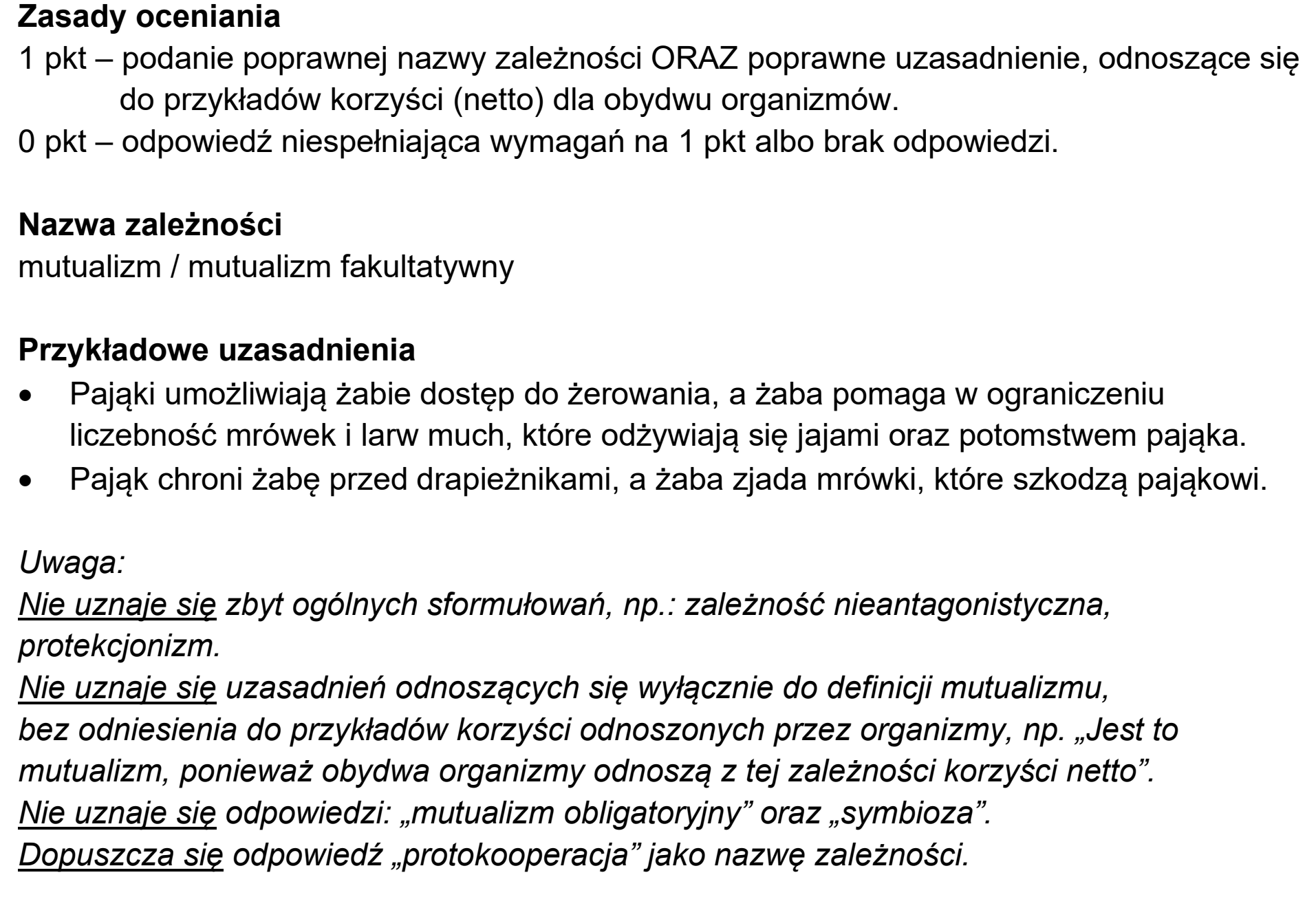 Matura, maj 2026, odpowiedź do zadania 21.1