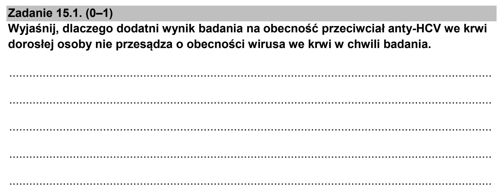 Matura, maj 2026, zadanie 15.1