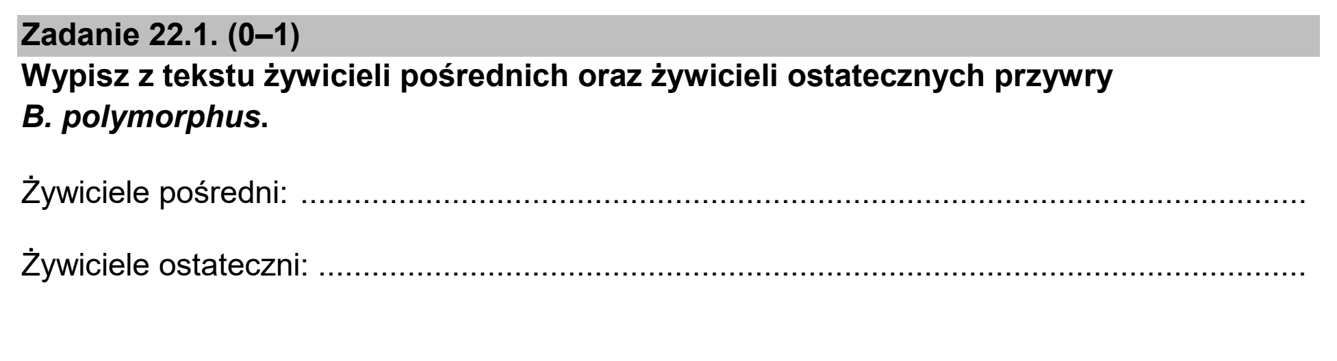Matura, maj 2026, zadanie 22.1