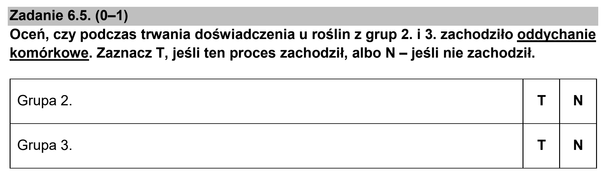Matura, maj 2026, zadanie 6.5